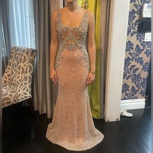 Beautiful, sequence gown